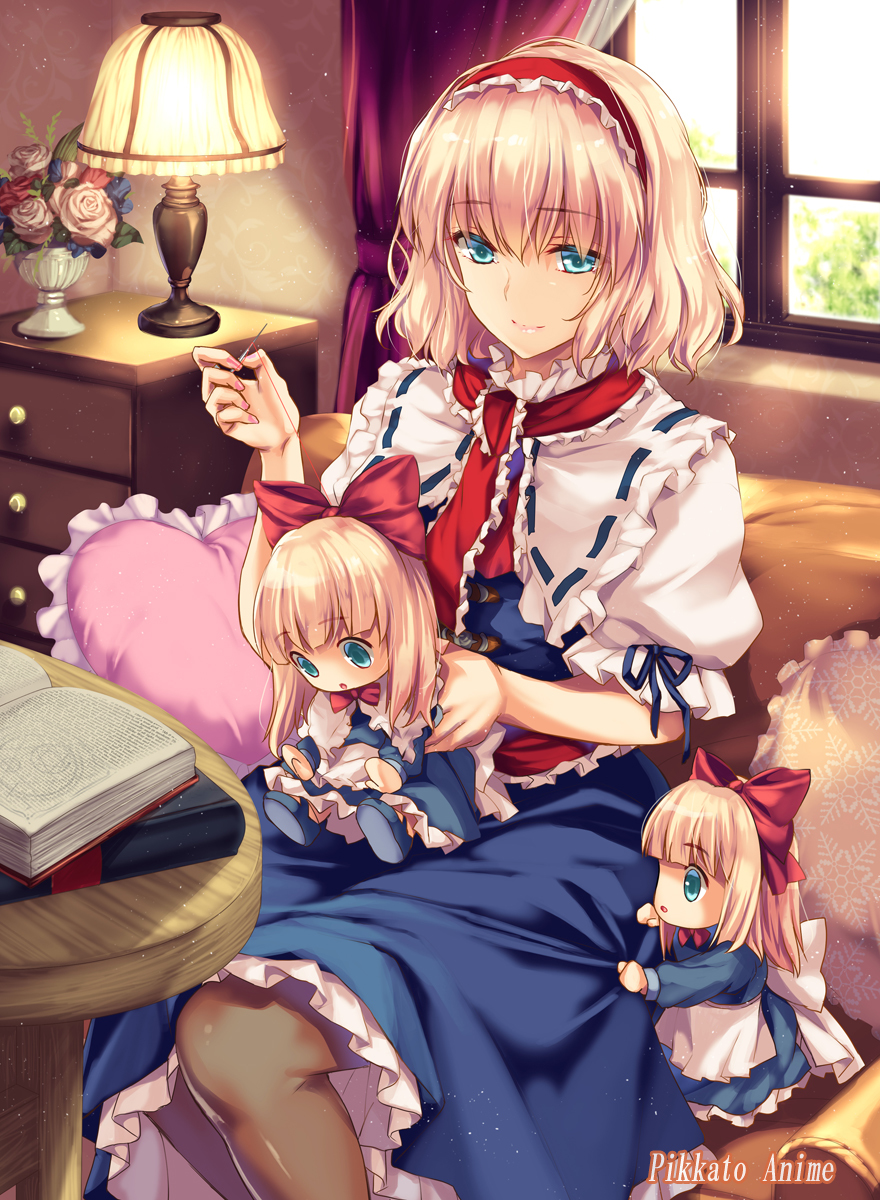This is a pixiv picture whose title is お裁縫上手のアリスお姉ちゃん.