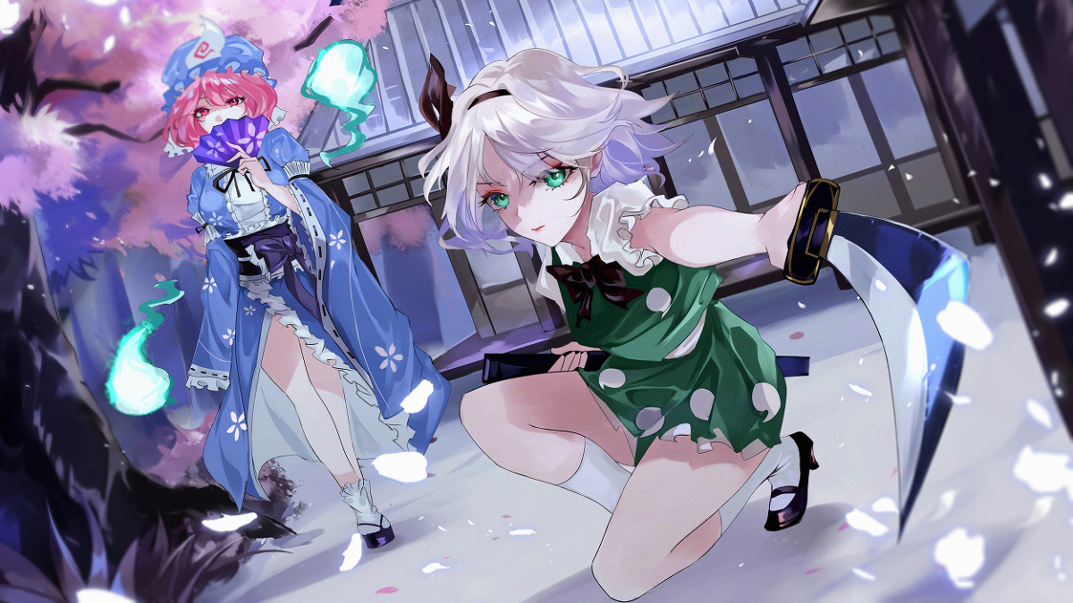 This is a pixiv picture whose title is 東方.