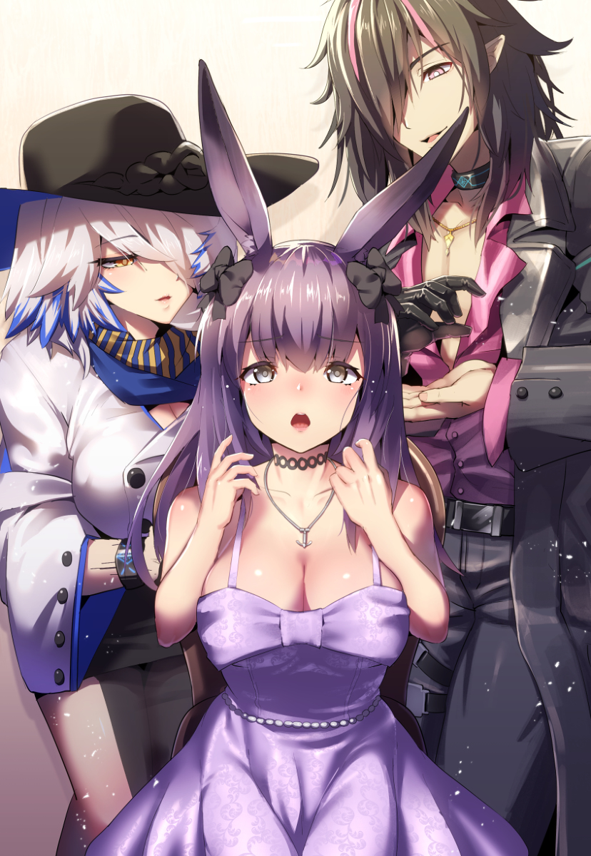 This is a pixiv picture whose title is ドレスとロープ.