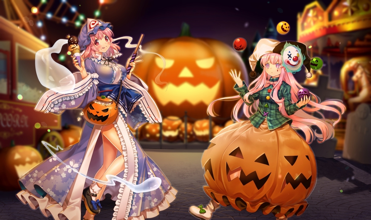 This is a pixiv picture whose title is ハロウィン.