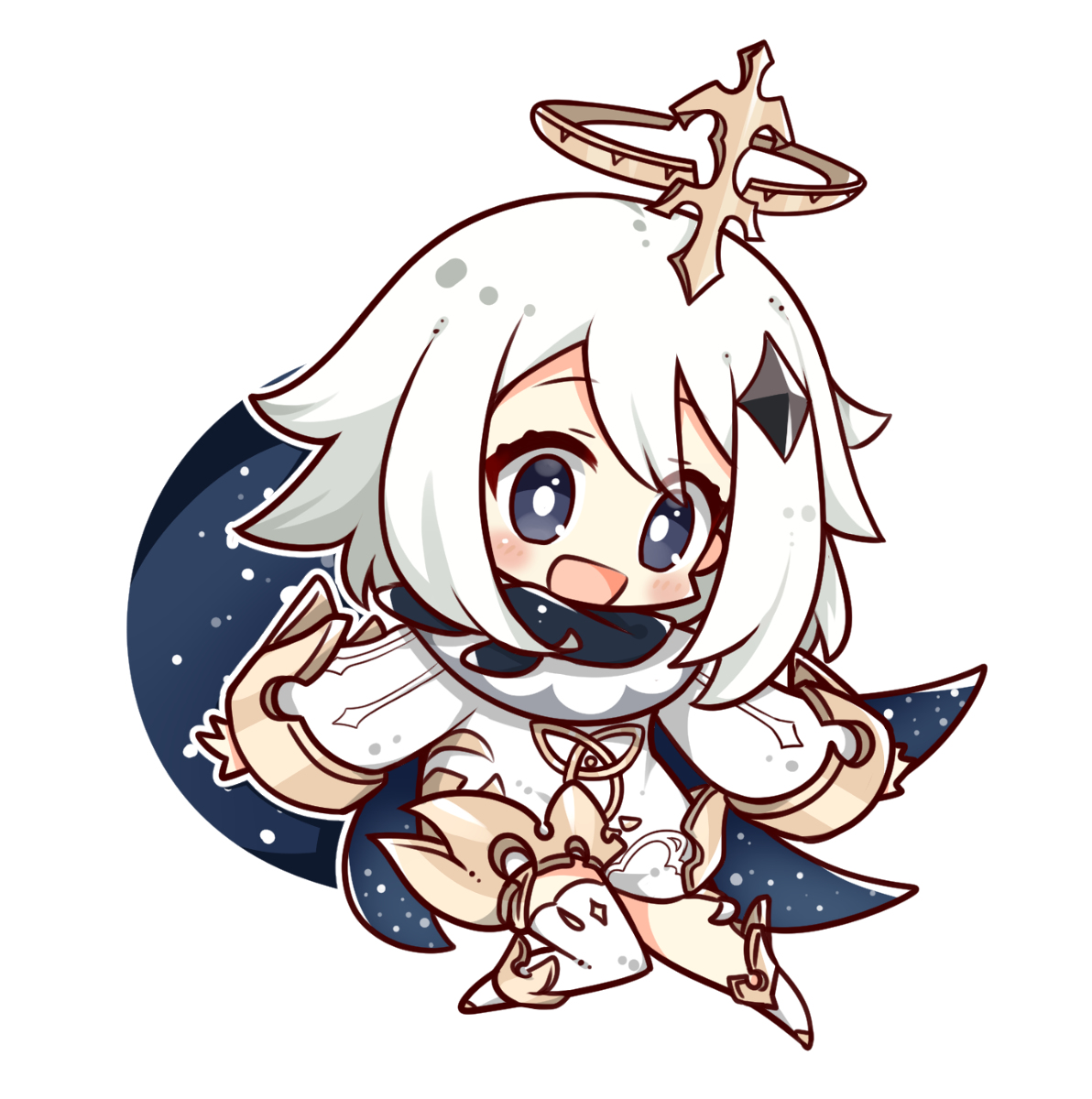 This is a pixiv picture whose title is パイモンちゃん.