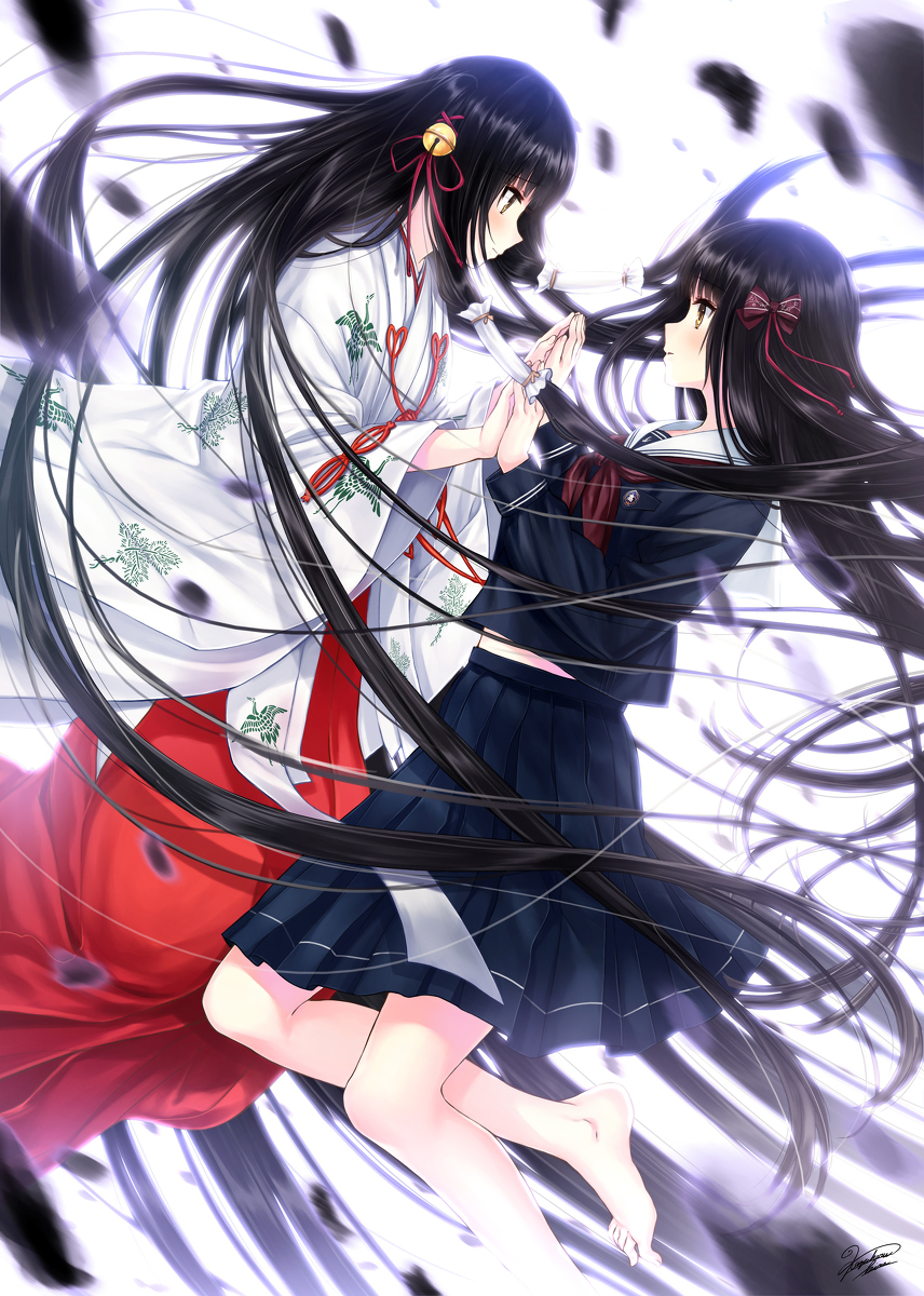 This is a pixiv picture whose title is 祝姫.