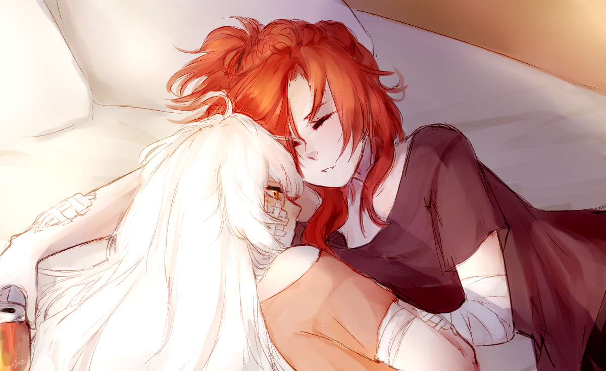 This is a pixiv picture whose title is herrscher rehabilitation project.