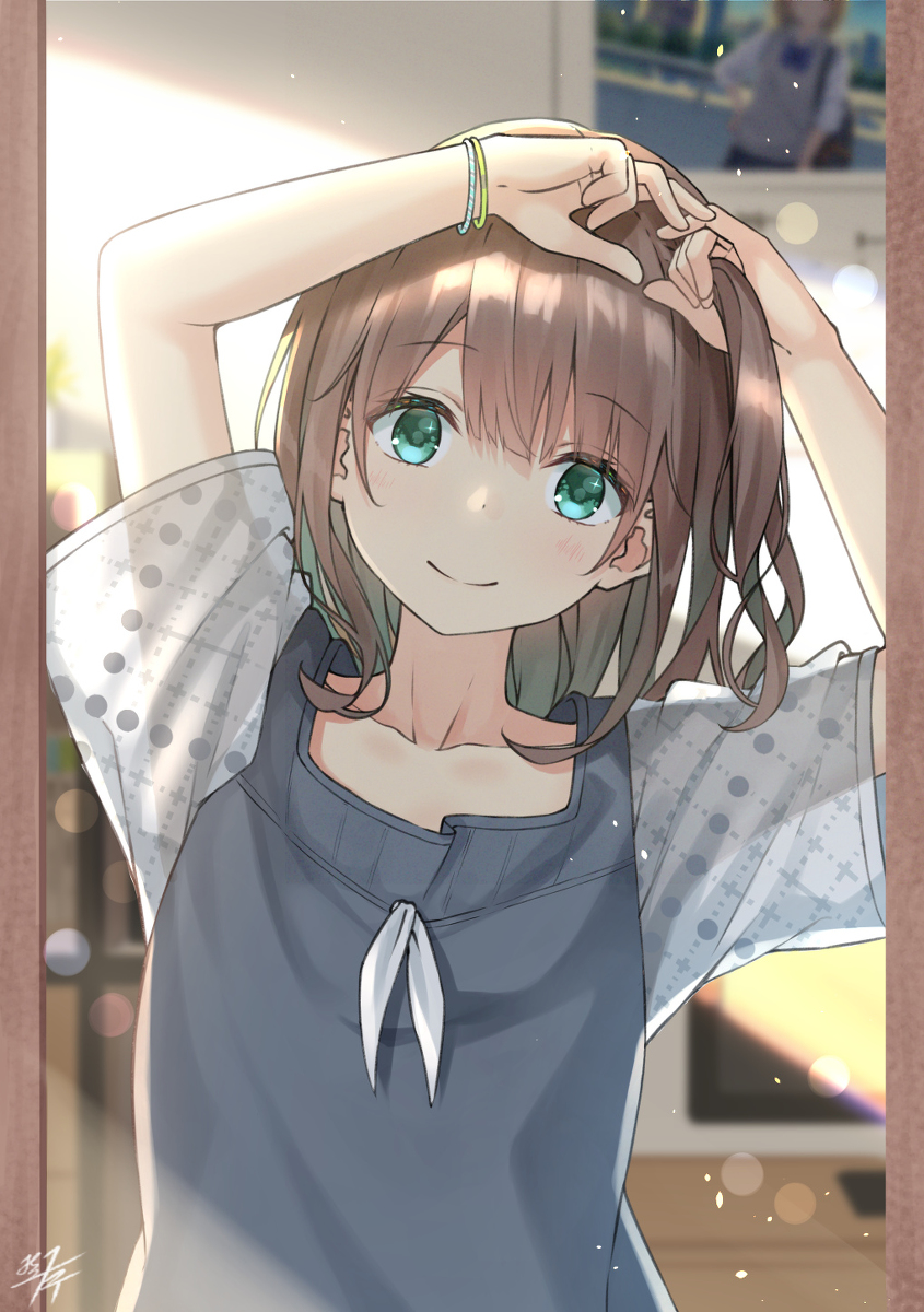 This is a pixiv picture whose title is ヘアアレンジ.