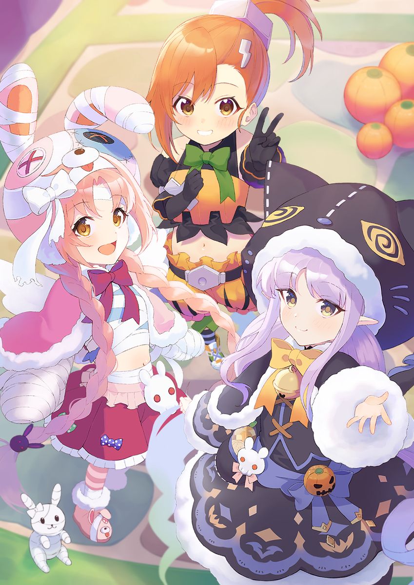 This is a pixiv picture whose title is リトルリリカル(ハロウィン).