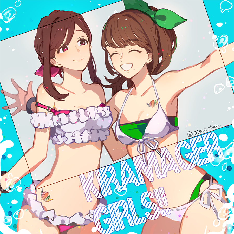 This is a pixiv picture whose title is 夏だ！水着だ！キラメイジャー！（10月）.