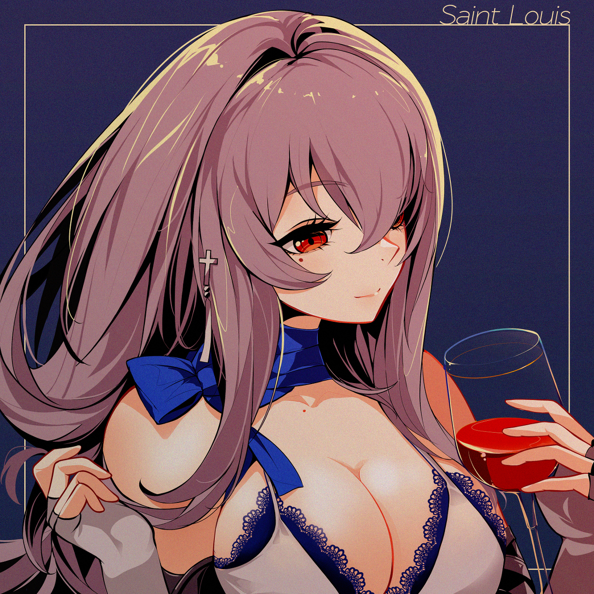 This is a pixiv picture whose title is Saint Louis.