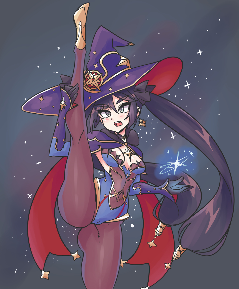 This is a pixiv picture whose title is Mona.