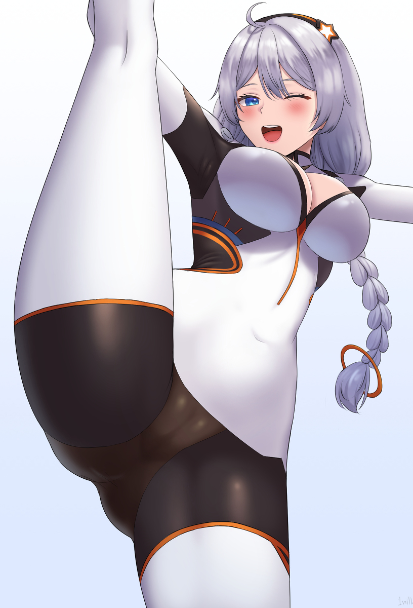 This is a pixiv picture whose title is Kiana is flexible.