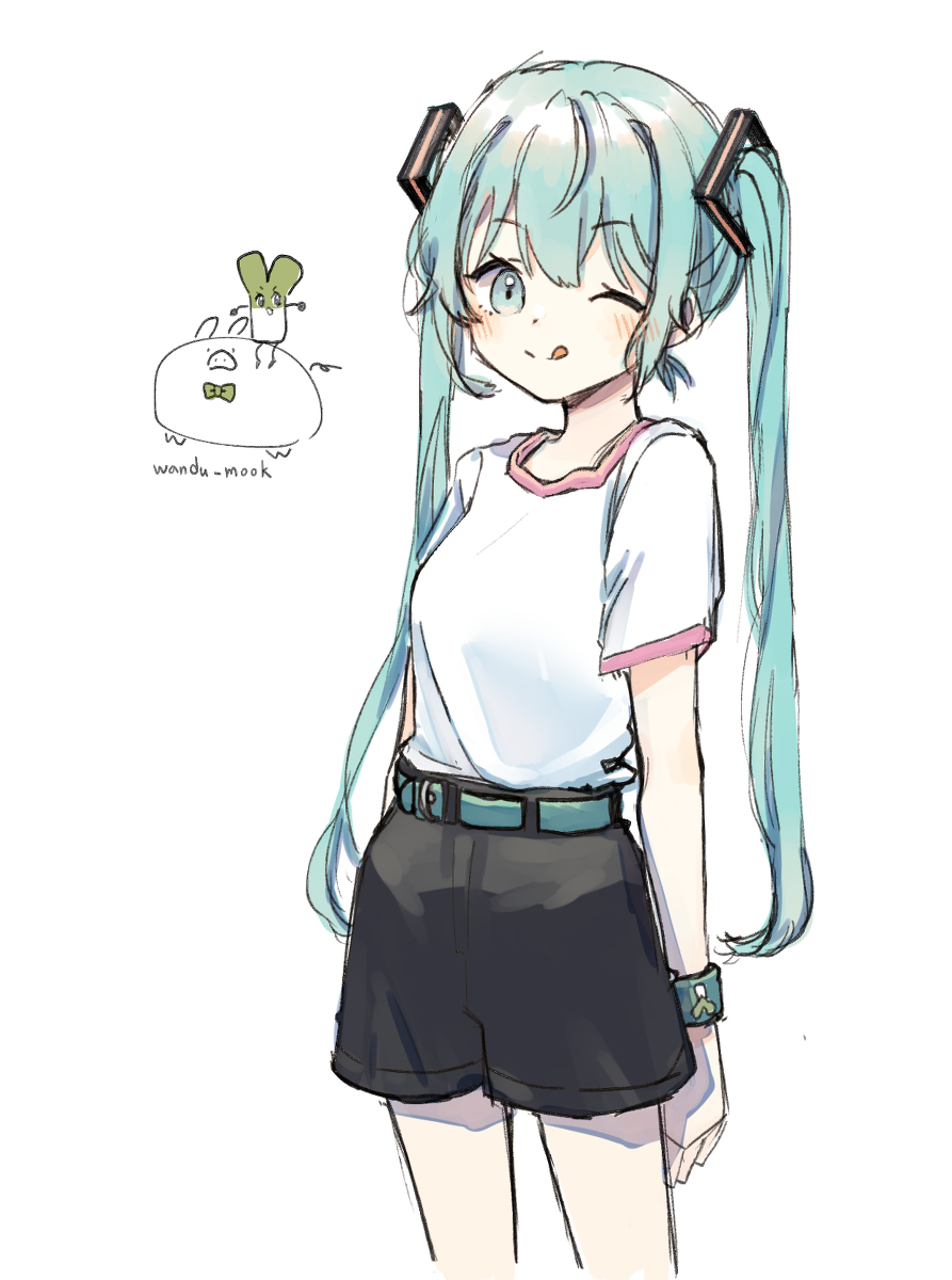 This is a pixiv picture whose title is miku~~.