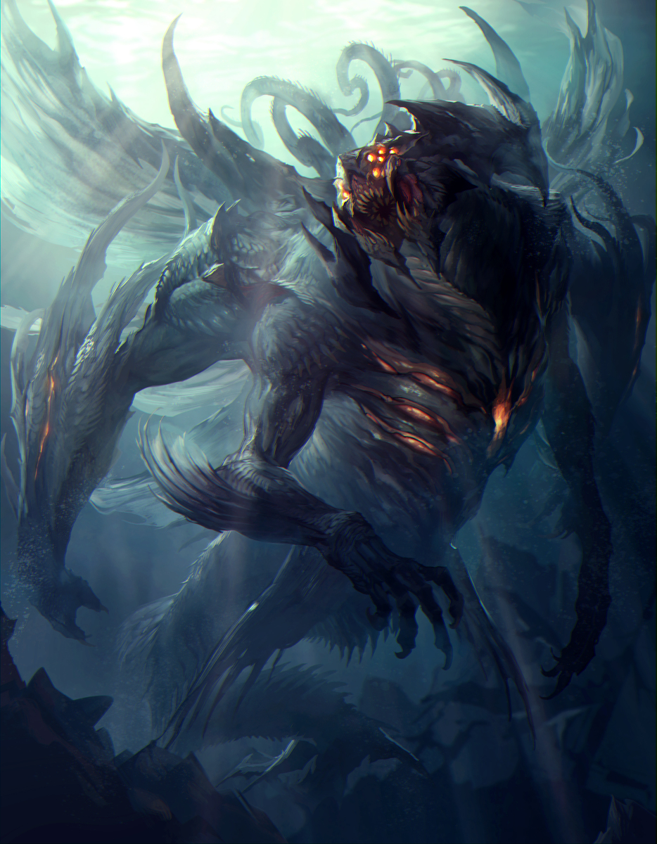 This is a pixiv picture whose title is Charybdis.