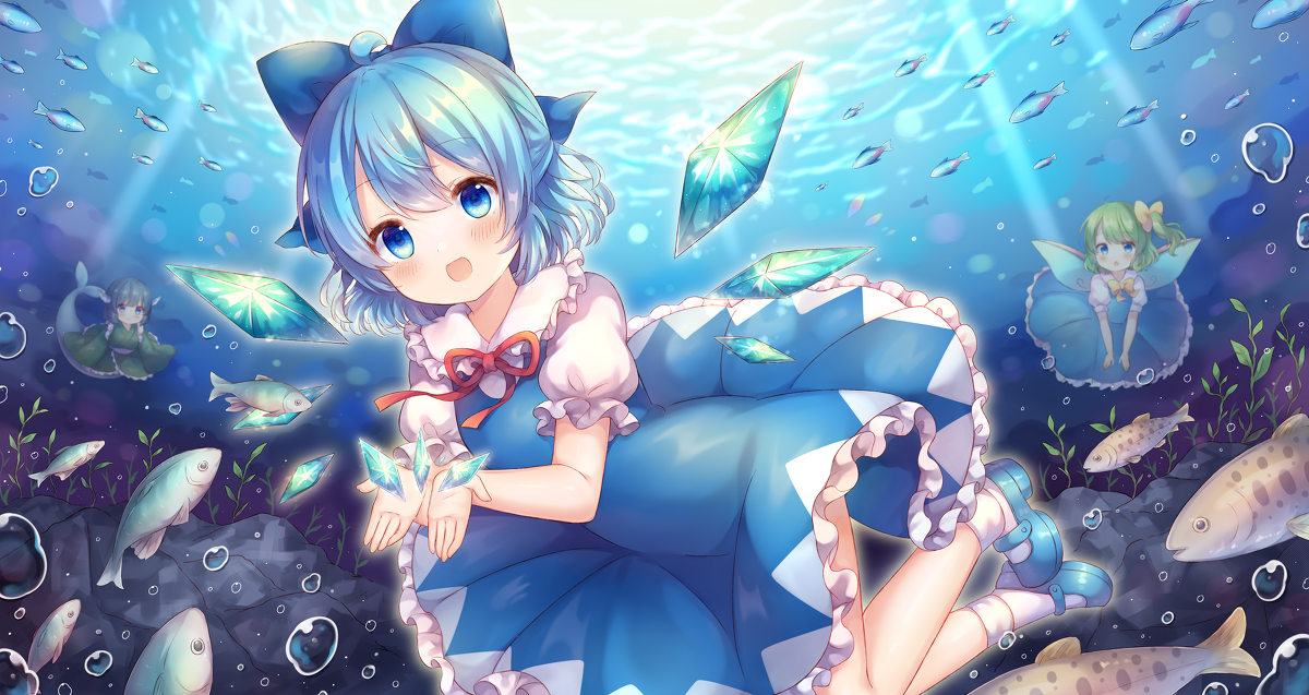 This is a pixiv picture whose title is 氷の湖.