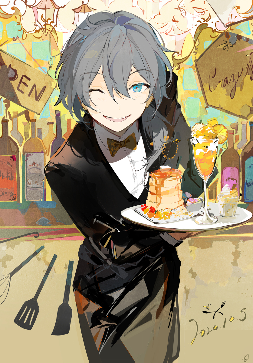 This is a pixiv picture whose title is 🥞.