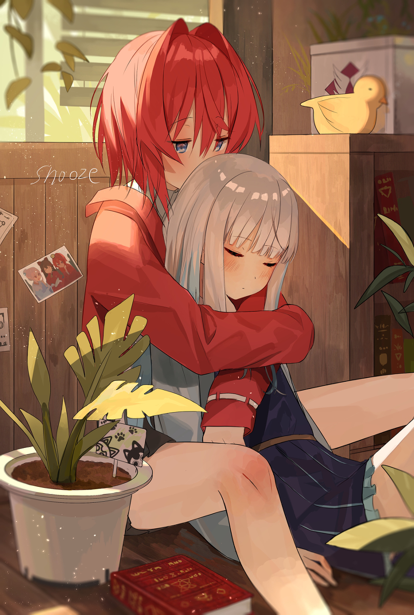 This is a pixiv picture whose title is snooze.