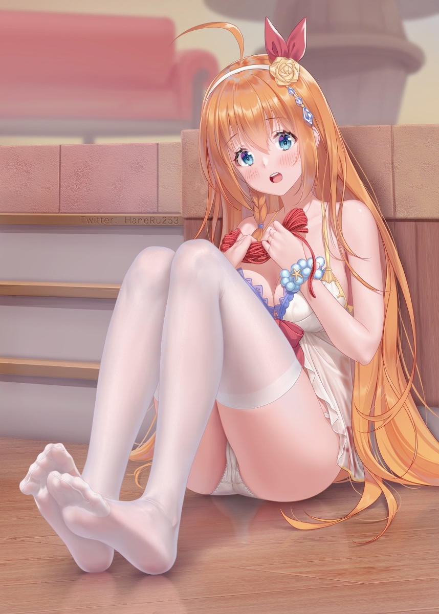 This is a pixiv picture whose title is アンラッキープリンセスとラッキーナイト.