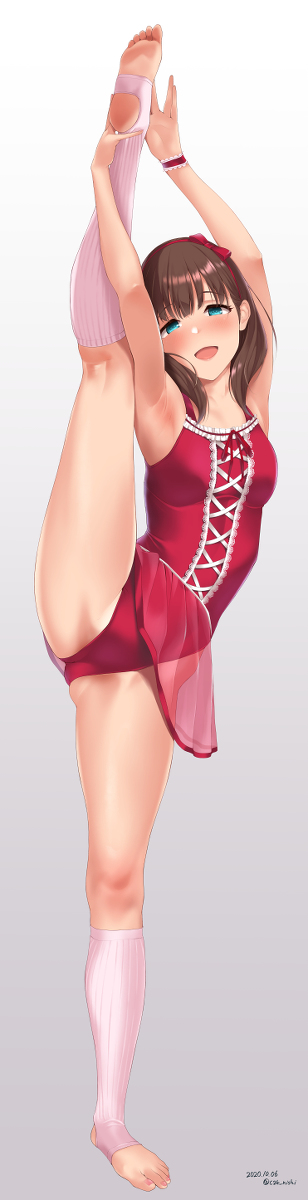 This is a pixiv picture whose title is Ｉ字バランスまゆ.