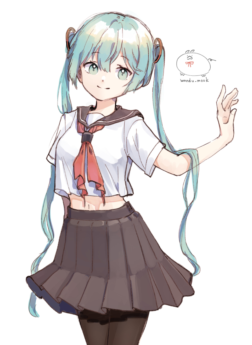 This is a pixiv picture whose title is miku!!.