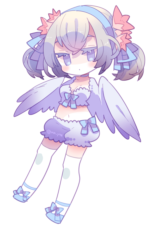 This is a pixiv picture whose title is 【オリジナル】ロリはーぴぃちゃん.