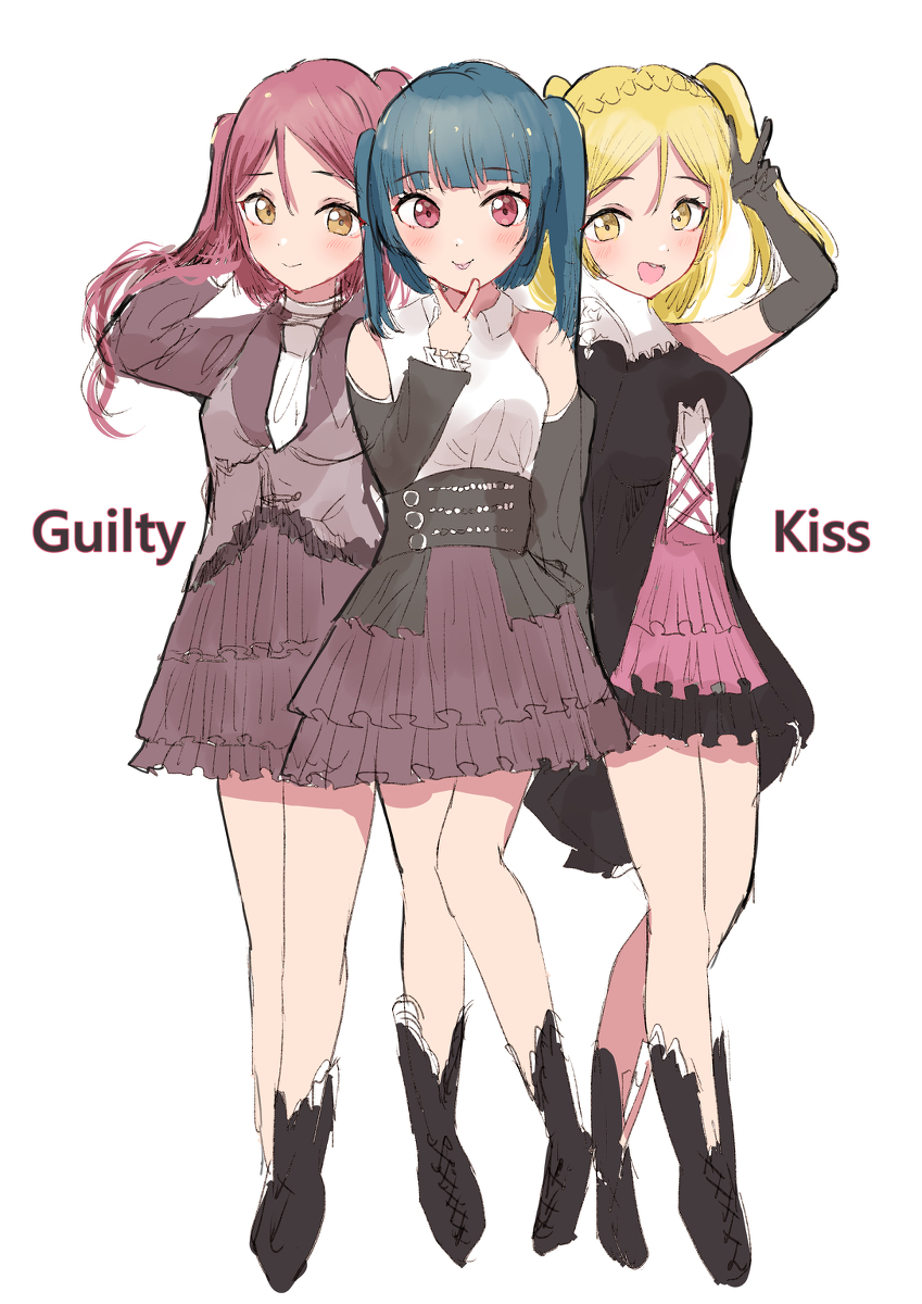 This is a pixiv picture whose title is Guilty Kiss.