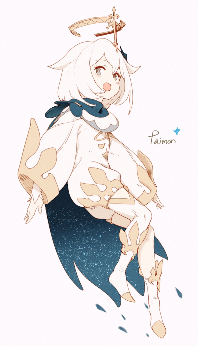 This is a pixiv picture whose title is paimon.