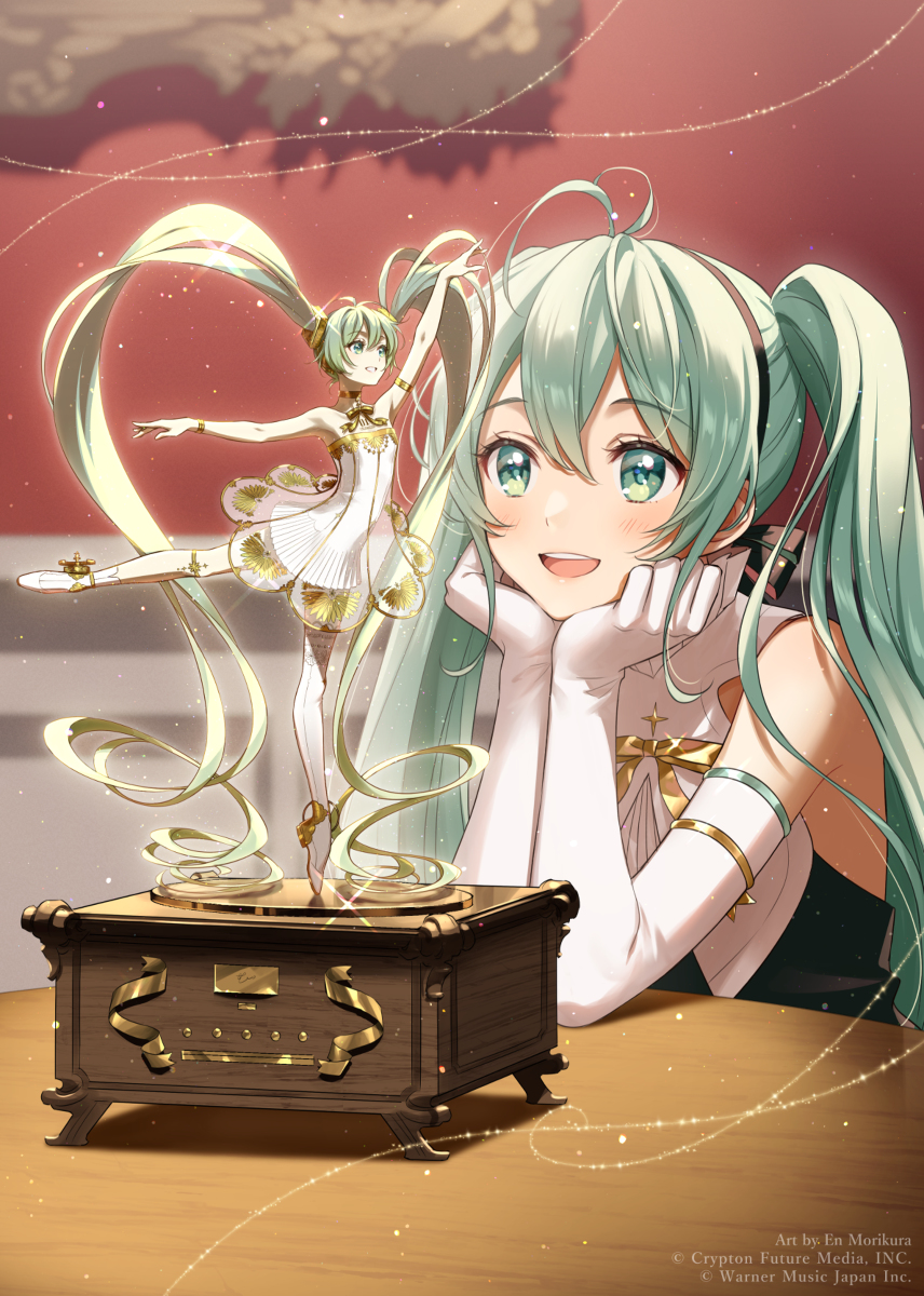 This is a pixiv picture whose title is 初音ミクシンフォニー2020〜5th Anniversary〜.