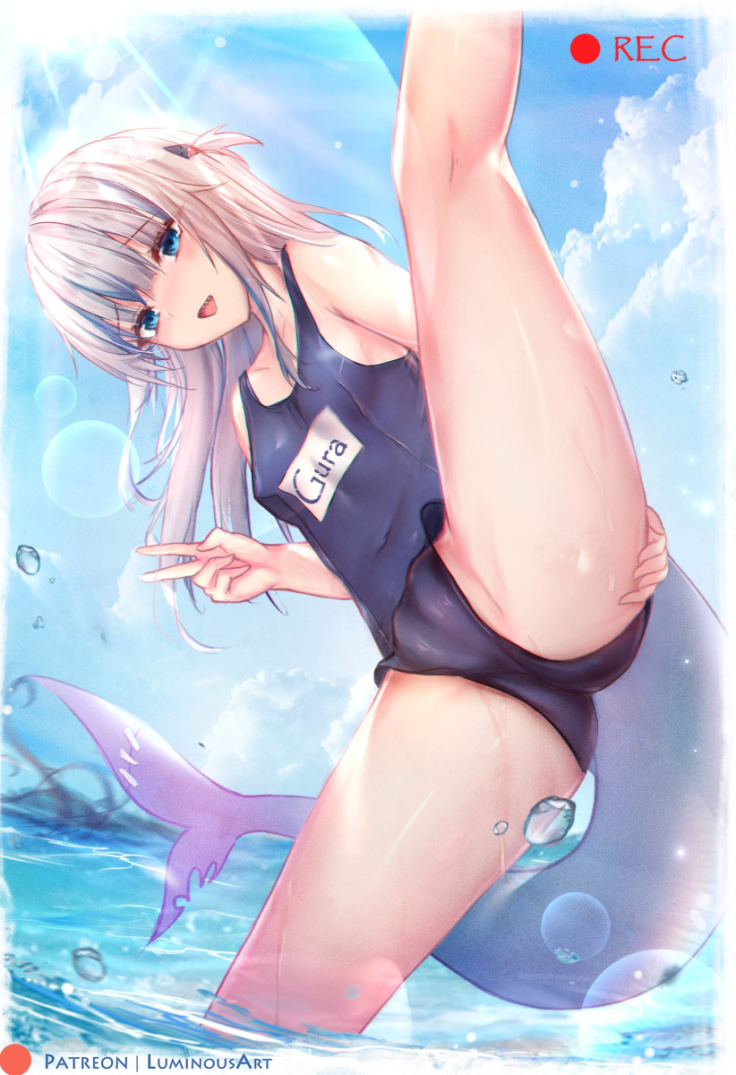This is a pixiv picture whose title is 🦈.