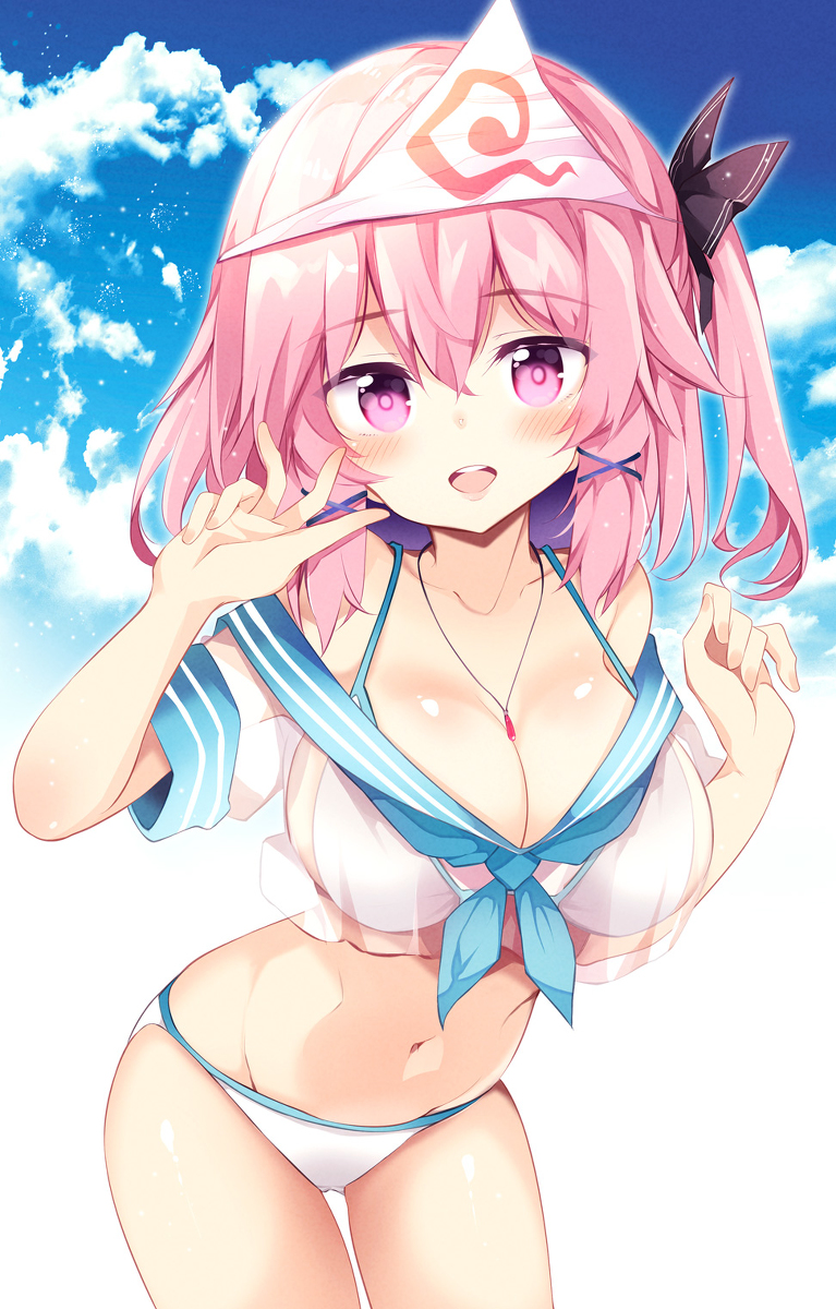 This is a pixiv picture whose title is 水着ゆゆ様.