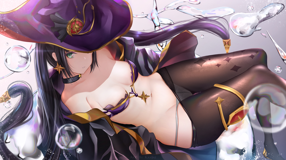 This is a pixiv picture whose title is MONA 💦.
