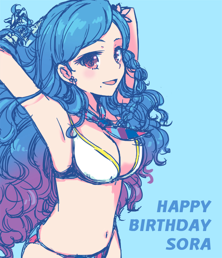 This is a pixiv picture whose title is 風沢そら誕生祭2020.