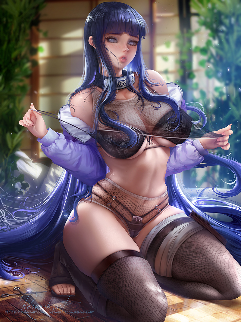 This is a pixiv picture whose title is Older Hinata Hyuga.