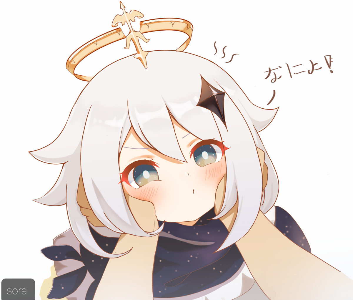 This is a pixiv picture whose title is パイモン.