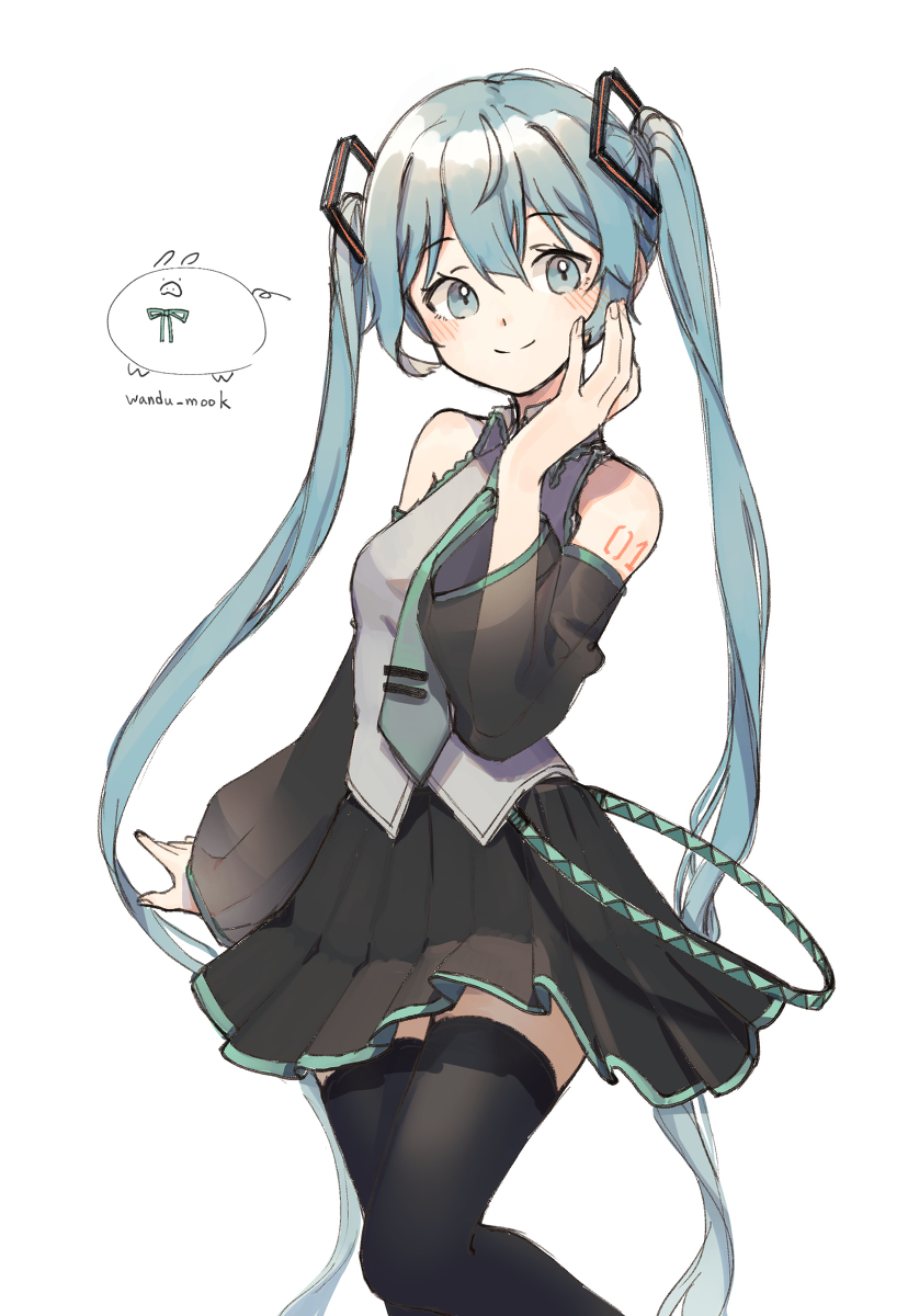 This is a pixiv picture whose title is miku~.