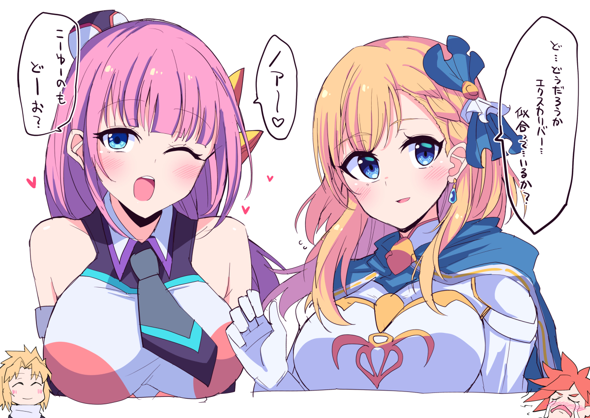 This is a pixiv picture whose title is 髪を伸ばしてみた（ほどいてみた）アーサーとオペコ.