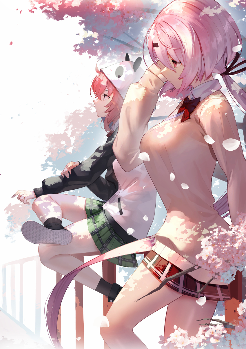 This is a pixiv picture whose title is ただ華々しく咲く.