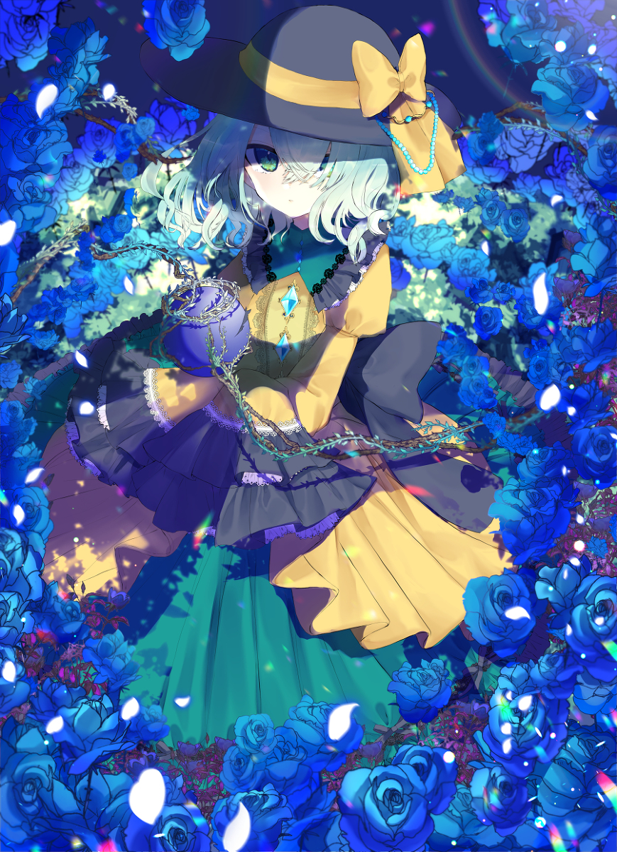 This is a pixiv picture whose title is ローズ地獄.
