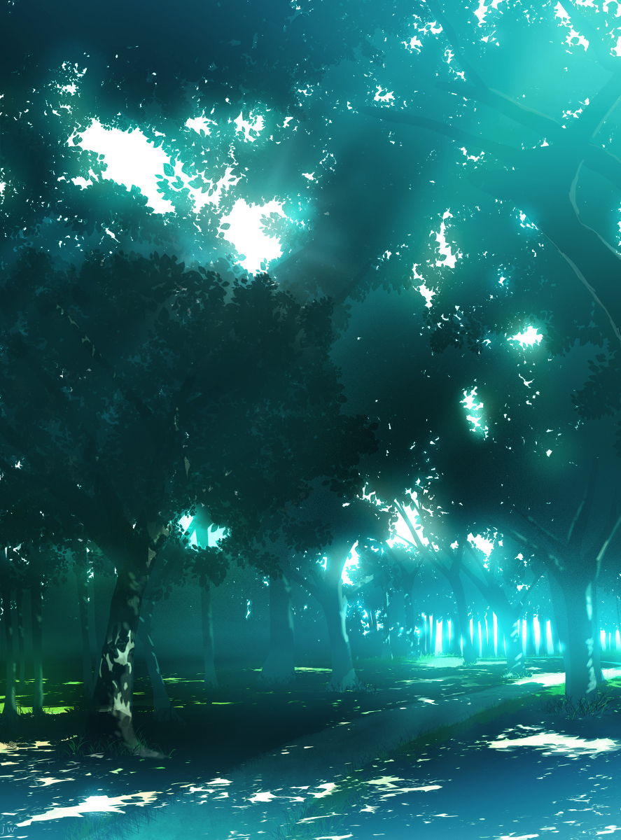 This is a pixiv picture whose title is 树影の斑驳.