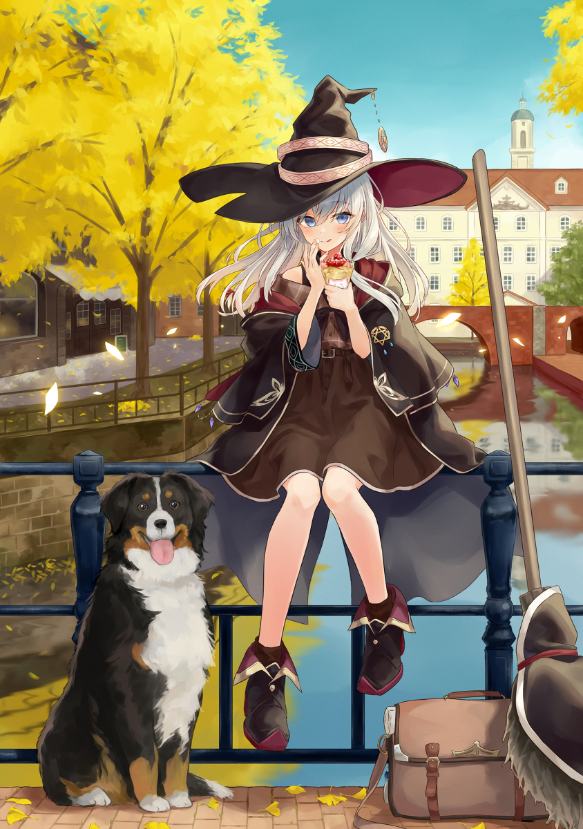 This is a pixiv picture whose title is 魔女の旅々１４.