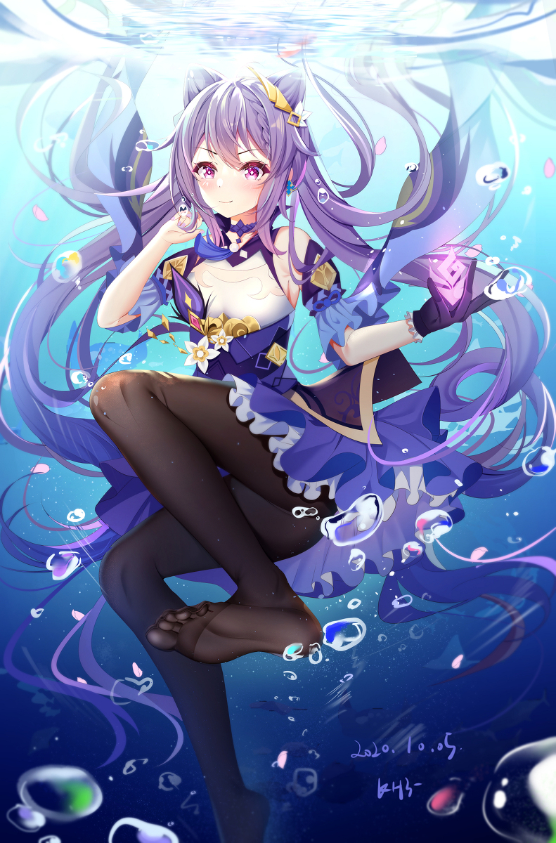 This is a pixiv picture whose title is 更新 刻晴~.