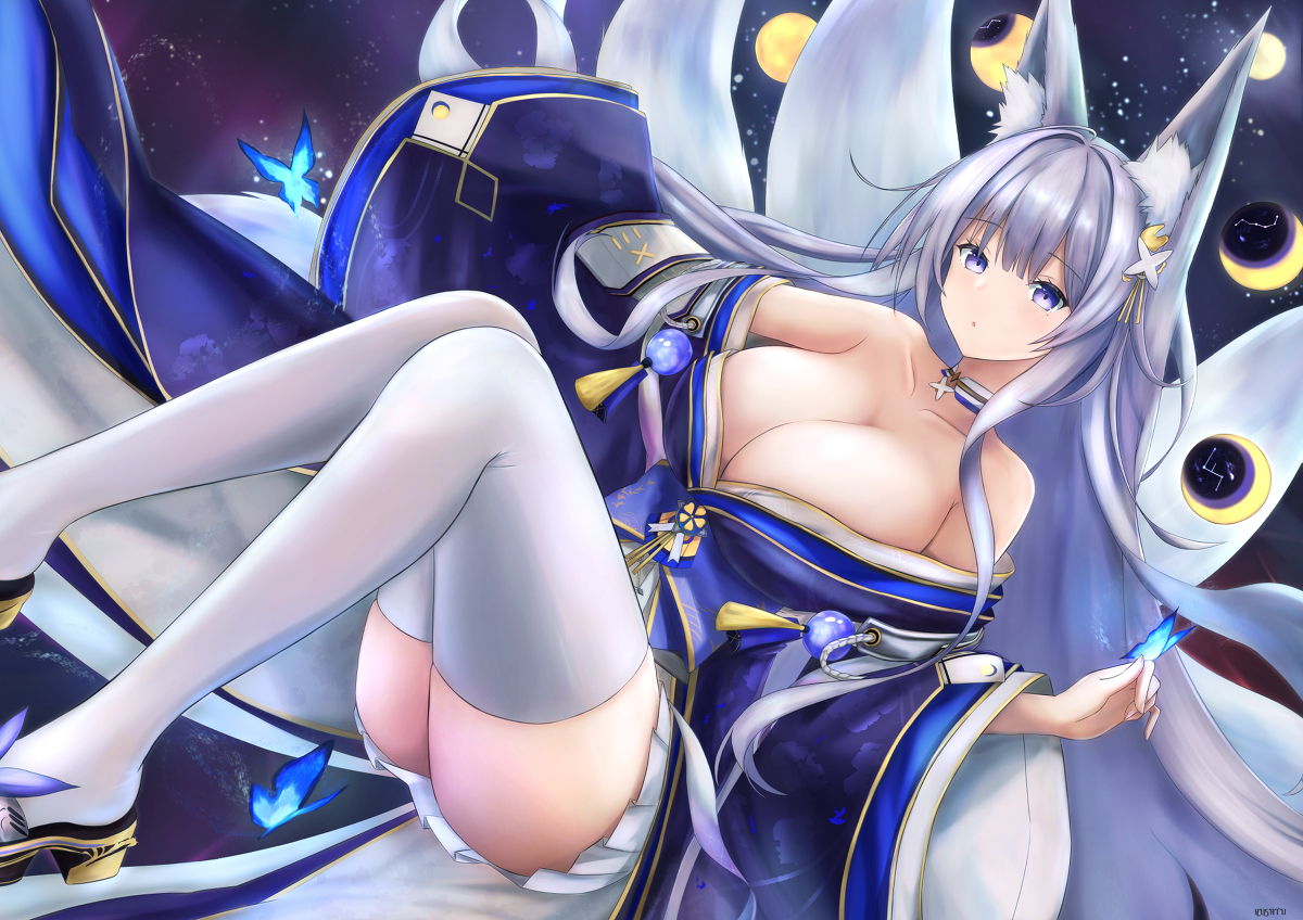 This is a pixiv picture whose title is 信濃.