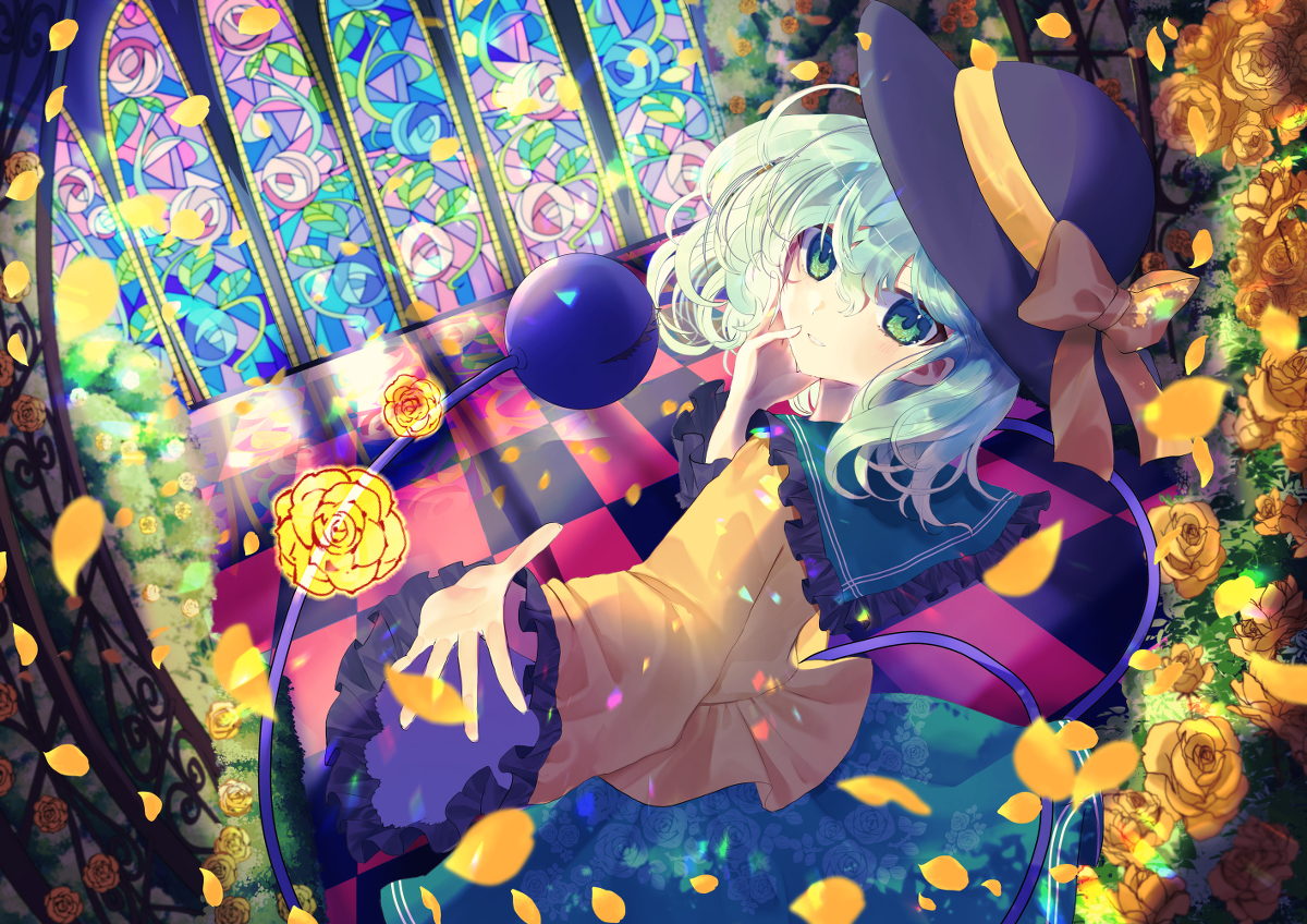 This is a pixiv picture whose title is ブランブリーローズガーデン.