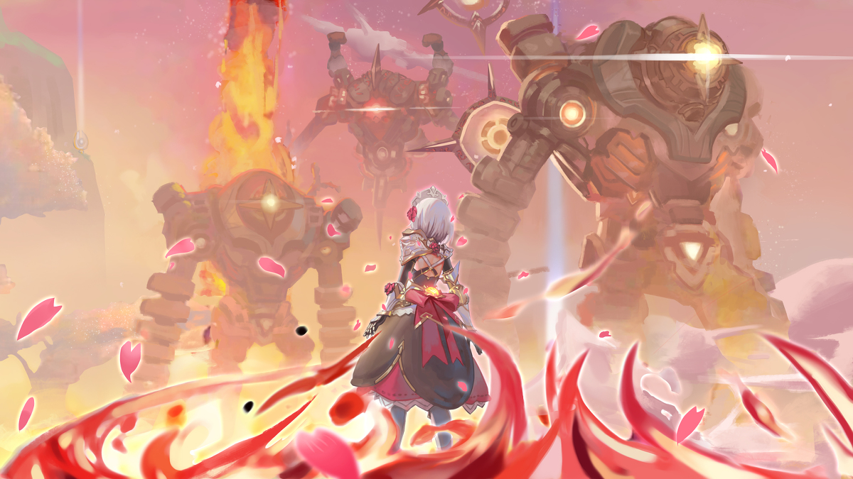 This is a pixiv picture whose title is 女仆冲鸭.