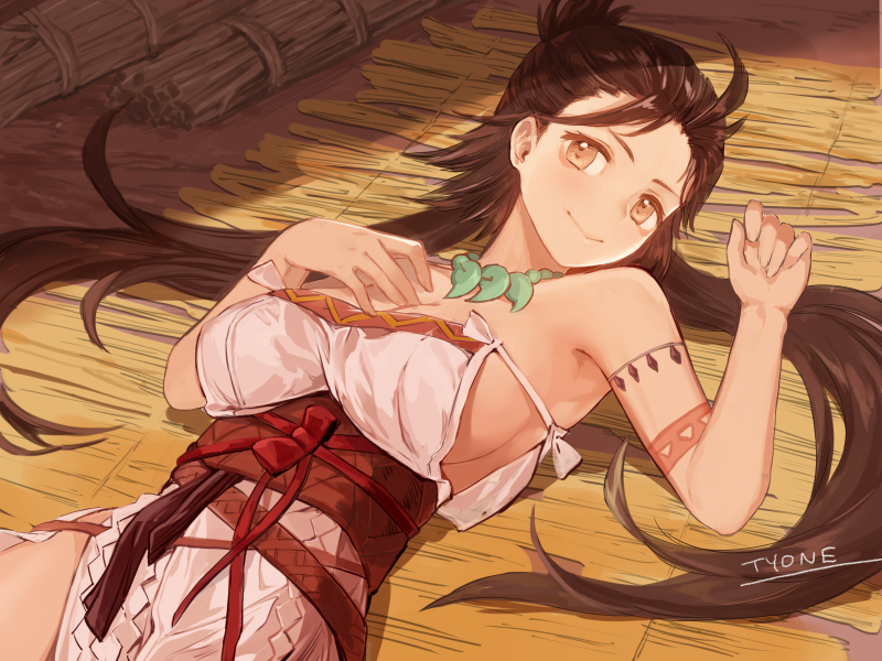 This is a pixiv picture whose title is 卑弥呼様.