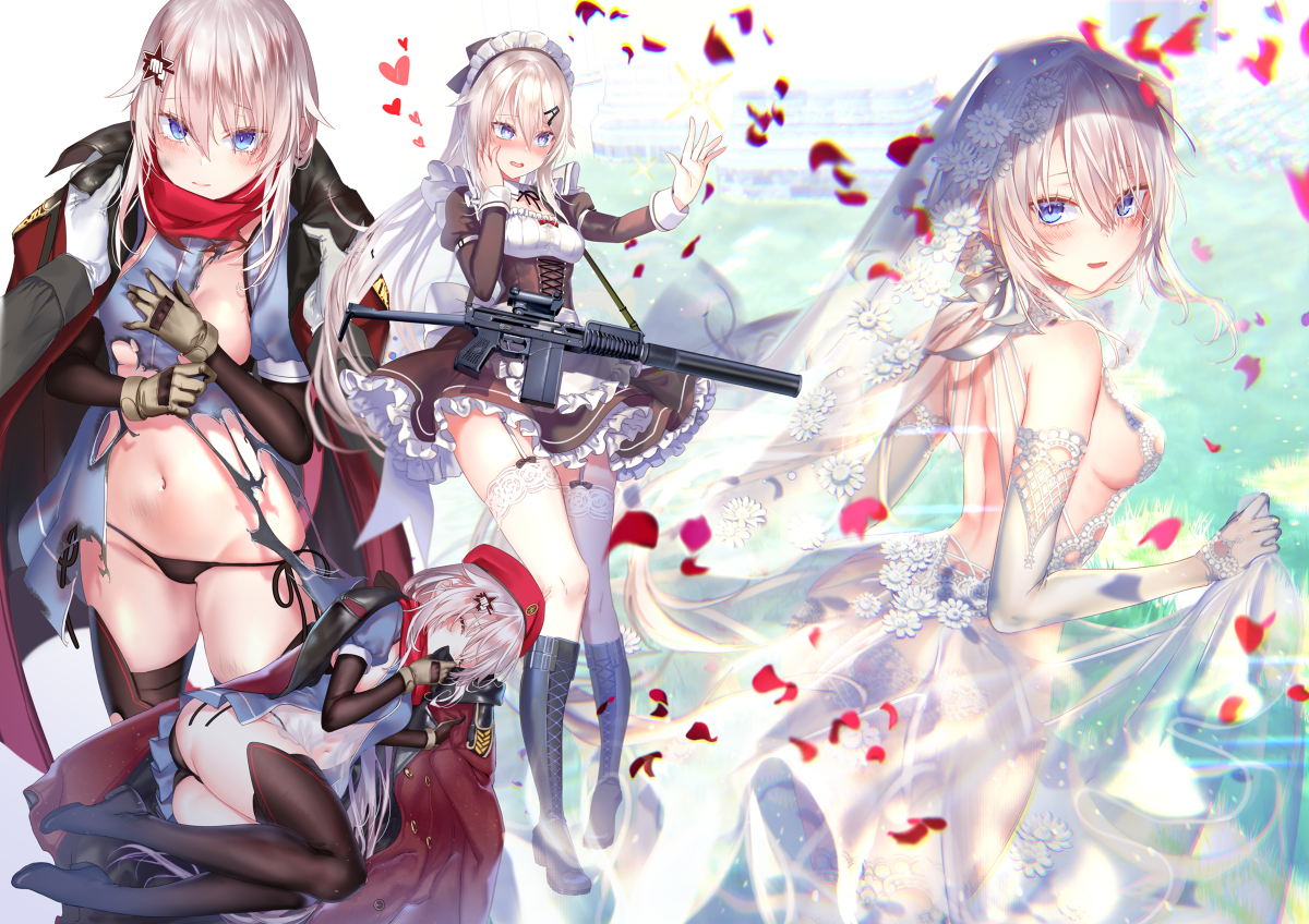 This is a pixiv picture whose title is 「9A-91 illustrations 合同誌」寄稿イラスト.