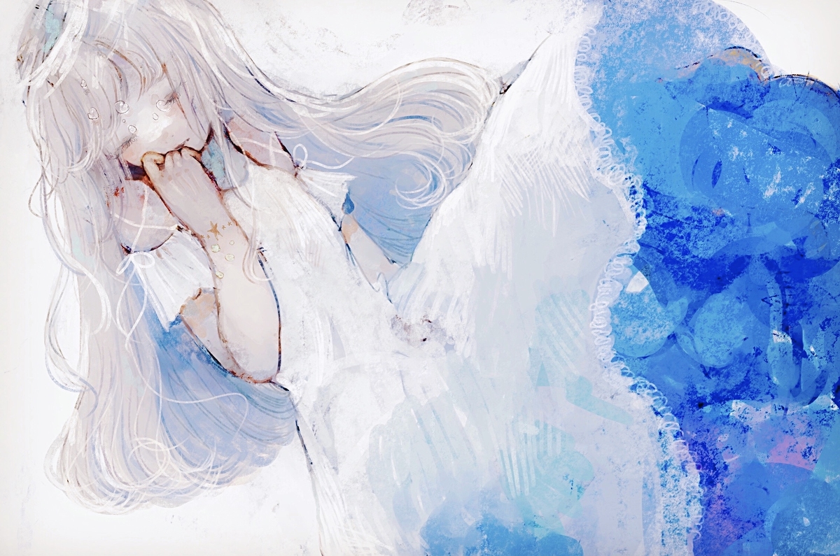 This is a pixiv picture whose title is 間違いだらけを.