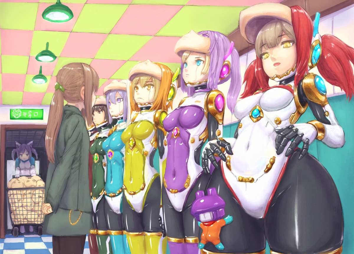 This is a pixiv picture whose title is 養成学校.