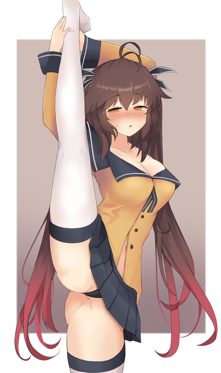This is a pixiv picture whose title is I字バランス M14.