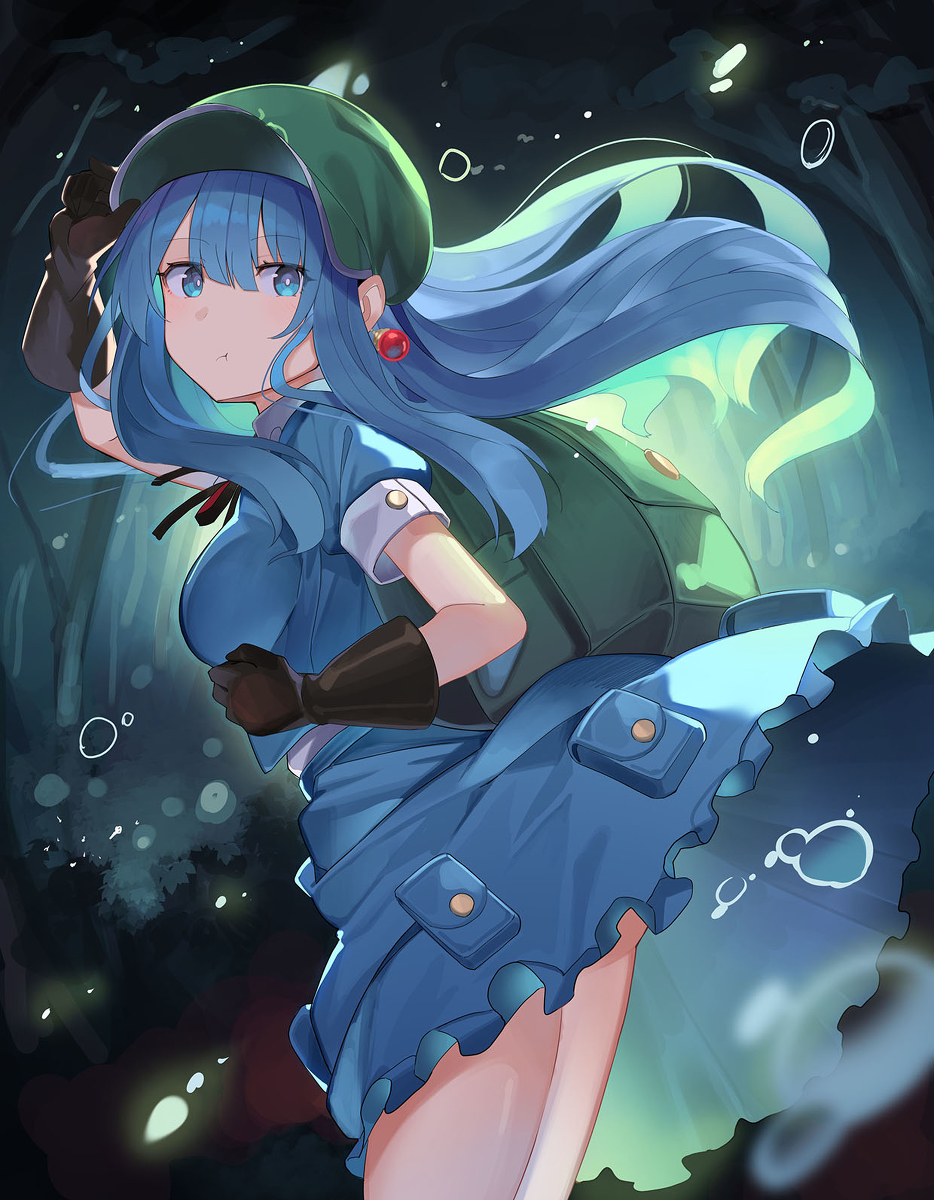 This is a pixiv picture whose title is ロングにとり.