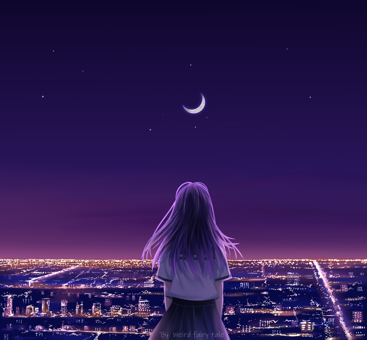 This is a pixiv picture whose title is 星城.