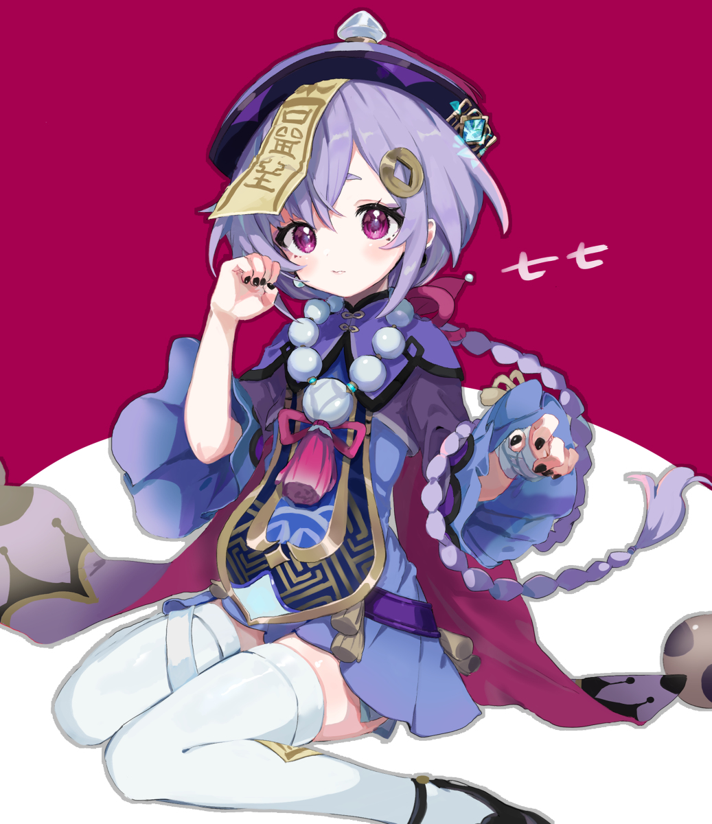 This is a pixiv picture whose title is 七七.