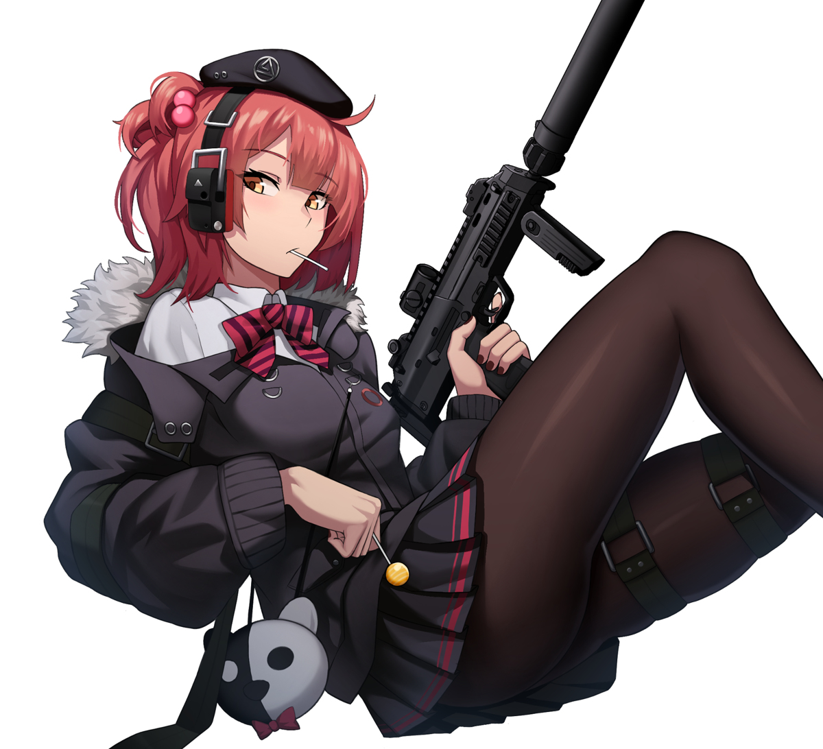 This is a pixiv picture whose title is MP7 request.